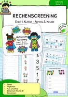 Vorschau - Arbeitsblätter - Materialpaket "Mathematik-Screening plus Übungsmaterial" für Ende 1. Klasse und Anfang 2. Klasse - Seite 1