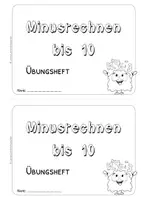 Vorschau - Arbeitsblätter - Minusrechnen im Zahlenraum 10 - Übungsheftchen - Seite 2