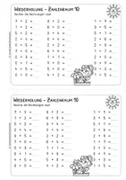 Vorschau - Arbeitsblätter - Zehnerübergang im Zahlenraum 20 – Miniheft | 1. Klasse - Seite 3