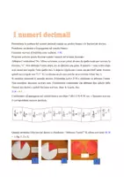 anteprima - Piani di lezione - i numeri decimali - Pagina 1