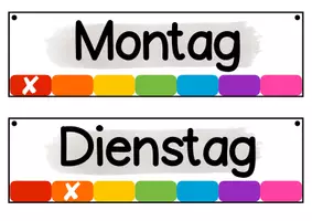 Vorschau - Poster - Dauerkalender / Tafelkalender für den Klassenraum - Seite 3