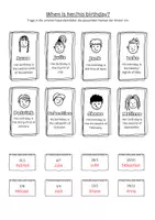 Vorschau - Arbeitsblätter - Arbeitsblätter Englisch - Geburtstag - When is your birthday? - Seite 3