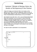 Vorschau - Poster - Dauerkalender / Tafelkalender für den Klassenraum - Seite 1