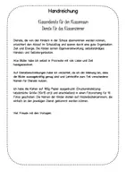 Vorschau - Poster - Klassendienste - Karten für dein Klassenzimmer (blauer Rand) - Seite 1
