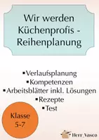 Vorschau - Stundenentwürfe - Wir werden Küchenprofis - Unterrichtsreihe - Deckblatt