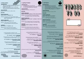 Vorschau - Arbeitsblätter - Tenses to go - Faltbuch - Englisch Zeitformen im Überblick - Seite 3