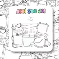 Vista previa - Hojas de trabajo - Així soc jo! Tot sobre mi - inici de curs - Portada