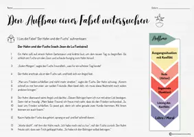 Vorschau - Arbeitsblätter - Aufbau von Fabeln I dreifach differenziert I Kreativaufgaben - Seite 3