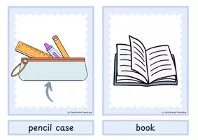 Vorschau - Arbeitsblätter - Englisch: School things - Einführung und Festigung - Seite 3
