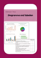 Vorschau - Stationenlernen - Mathematik - Diagramme und Tabellen - Deckblatt