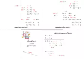 Vorschau - Merkblätter - Lineare Gleichungssysteme - Faltheft - Seite 3