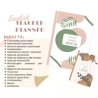 Vista previa - Evaluación - English Teacher Planner 2024 / 25 - Portada