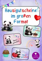 Vorschau - Mal- und Bastelvorlagen - Hausigutscheine für deine Pandaklasse - großes Format - Deckblatt