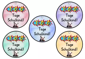 Vorschau - Mal- und Bastelvorlagen - 100 Tage Schulkind für deine Pandaklasse - Seite 3