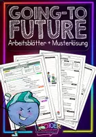 Vorschau - Arbeitsblätter - Going to-future • ABs + Musterlösung - Deckblatt