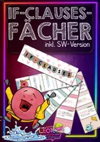 Vorschau - Mal- und Bastelvorlagen - If-clauses-Fächer - Deckblatt