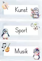 Vorschau - Poster - Tagestransparenz Pinguinklasse, Klassentier, Stundenplan, Tagesablauf, Pinguin - Seite 3