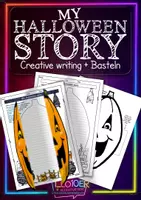 Vorschau - Mal- und Bastelvorlagen - My Halloween story • Creative writing + Basteln - Deckblatt