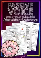 Vorschau - Arbeitsblätter - PASSIVE VOICE • Merk- und Arbeitsblätter • SPARPAKET 📚 - Seite 1