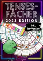 Vorschau - Mal- und Bastelvorlagen - Tenses-Fächer • 2023 edition (inkl. SW-Version) - Deckblatt