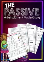 Vorschau - Arbeitsblätter - The passive • ABs + Musterlösung - Deckblatt