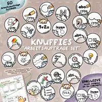 Vorschau - Arbeitsblätter - Knuffies „Arbeitsaufträge Set“ Symbole - Seite 2
