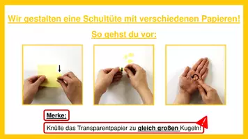 Vorschau - Stundenentwürfe - Papier - Schultüte - WG - Werken und Gestalten - Seite 2