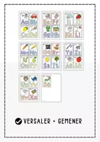förhandsvisning - Litet väggalfabet, versaler och gemener - sida 1