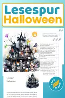 Vorschau - Spiele - Lesespur Halloween differenziert 3. Klasse 4. Klasse - Deckblatt