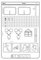 Vorschau - Arbeitsblätter - Ziffer 1 (Zahleneinführung) - Seite 3