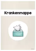 Vorschau - Arbeitsblätter - Krankenmappe / Krankenpost - Deckblatt und Kopiervorlage - Seite 3