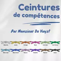 Aperçu - Feuilles d'exercices - Ceintures - Calcul posé / écrit - Page 1