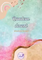 Vista previa - Para docentes: organización, planificación y formación - quadern docent aquarella curs 24-25 - Portada