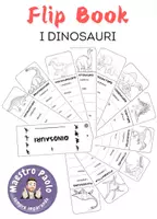 anteprima - Esercizi - Flipbook dinosauri - Pagina di copertina