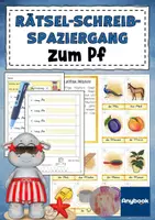 Vorschau - Arbeitsblätter - AnybookPro Material: Rätsel-Schreib-Spaziergang "PF" - Deckblatt