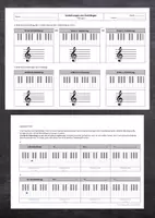 Vorschau - Arbeitsblätter - Umkehrungen von Dreiklängen - Übungen / Musizieren mit Dreiklängen - Deckblatt
