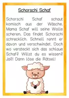 Vorschau - Arbeitsblätter - AnybookPro Material: Rätsel-Schreib-Spaziergang "SCH" - Seite 1
