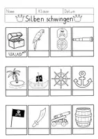 Vorschau - Stundenentwürfe - Piraten-Paket - alle Materialien zum Piraten-Thema - Deckblatt