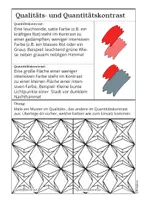 Vorschau - Arbeitsblätter - Infoblatt Qualitäts- und Quantitätskontrast inkl. Übung - Seite 1