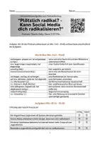 Vorschau - Arbeitsblätter - AB Hörverstehen | Podcast | Thema Radikalisierung, Social Media | DaF DaZ - Seite 1