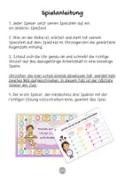 Vorschau - Spiele - Brettspiel Uhrzeit "viertel & dreiviertel Stunde" | Uhr | Uhrzeit 1 Klasse | Uhrzeit 2 Klasse | Uhr Spiel - Seite 2