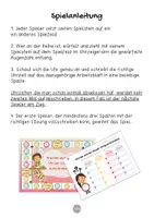 Vorschau - Spiele - Brettspiel Uhrzeit "volle, halbe, viertel & dreiviertel Stunde" | Uhr | Uhrzeit 1 Klasse | Uhrzeit 2 Klasse | Uhr Spiel - Seite 2