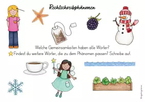 Vorschau - Arbeitsblätter - Rechtschreibphänomen: Doppelvokal (Wimmelbild & Wortkarten) - Seite 3