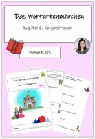 Vorschau - Stundenentwürfe - Das Wortartenmärchen: Großes Materialpaket - Seite 1