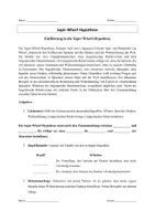Vorschau - Unterrichtsreihen - Unterrichtsvorhaben - Sapir-Whorf-Hypothese - Sprache-Denken-Wirklichkeit - Seite 1