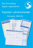 Vorschau - Anderer Materialtyp - Digitaler Lehrerkalender 2024/25 - BB - 10-Stunden-Version - Deckblatt