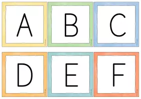 Vorschau - Präsentationen/Tafelbilder - ABC: Tafelmaterial / Schülermaterial für den Tisch (Alphabet) - Seite 3