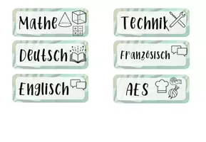 Vorschau - Poster - Stundenplan im Urwald-Design für dein Klassenzimmer - Seite 3