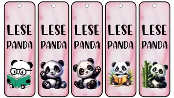 Vorschau - Mal- und Bastelvorlagen - Lesezeichen für deine Pandaklasse - Seite 2