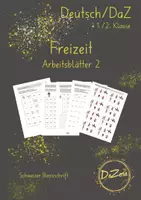 Vorschau - Unterrichtsreihen - 5 Arbeitsblätter zum Wortschatz Freizeit, Hobby, Sport - Deckblatt